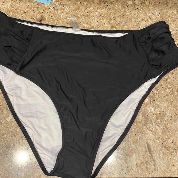 NEW Popvil Plus Size Leopard Printed Ruffle Tankini Set - Picture 8 of 10